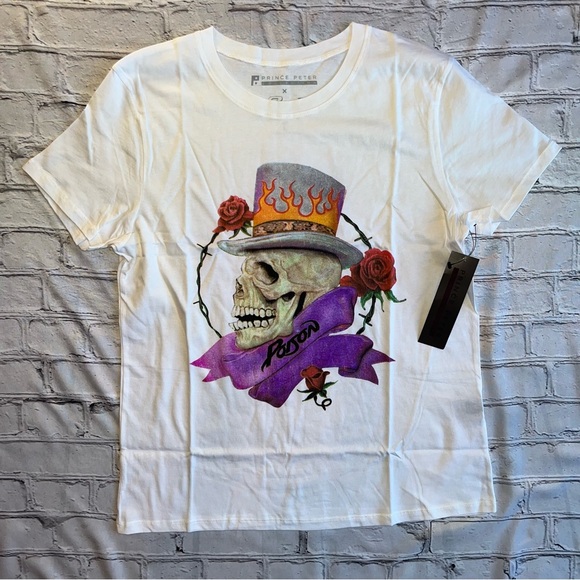 Prince Peter Collection Tops - Poison Skull & Top Hat T-shirt Brand New With Tags Nothing But a Good Ti…